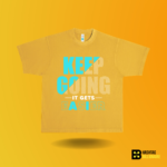 Keep going it gets easier T-shirt - Image 4