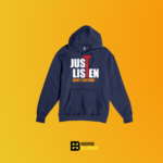 Just listen don't lecture Hoodie Black – Black - Image 5