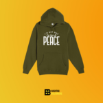 I'm not mad, I'm just at peace Hoodie Black – Black - Image 8