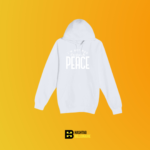 I'm not mad, I'm just at peace Hoodie Black – Black - Image 2