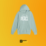 I'm not mad, I'm just at peace Hoodie Black – Black - Image 3