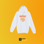 The present will never fail you Hoodie Black – Black - Image 2