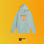 The present will never fail you Hoodie Black – Black - Image 3