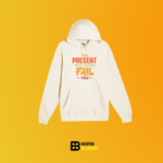 The present will never fail you Hoodie Black – Black - Image 4
