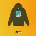 Don't chase shadows, enjoy the light Hoodie Black – Black - Image 5