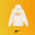 I want empathy not coaching Hoodie Black – Black - Image 4