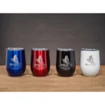 12 Oz. Custom Stainless Steel Wine Tumblers