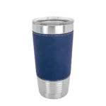 Polar Camel 20 oz. Laserable Leatherette Tumbler w/ Clear Lid - Image 15