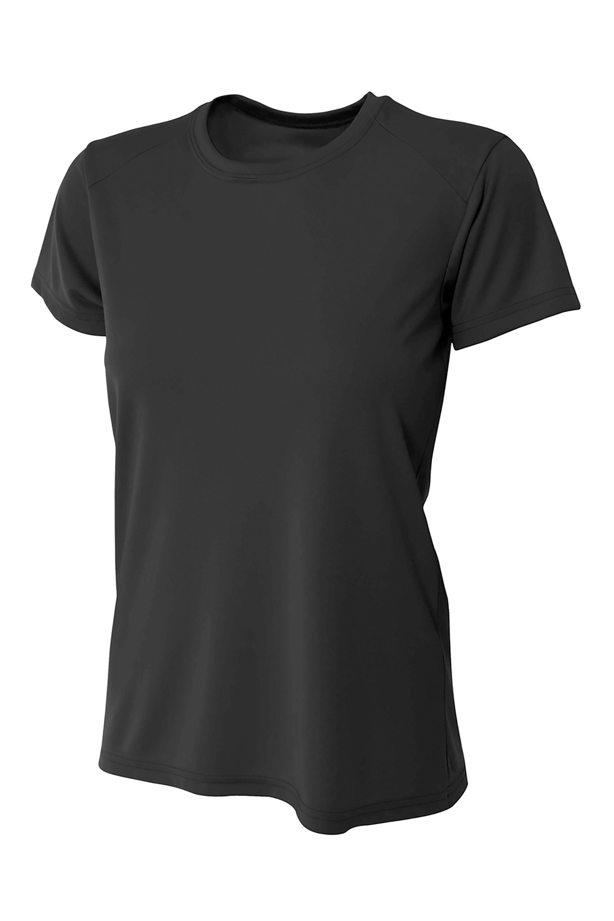 A4NW3201_Black_Form_Front-1.jpg A4 Women's Cooling Performance Short Sleeve Tee A4NW3201 - Image 1