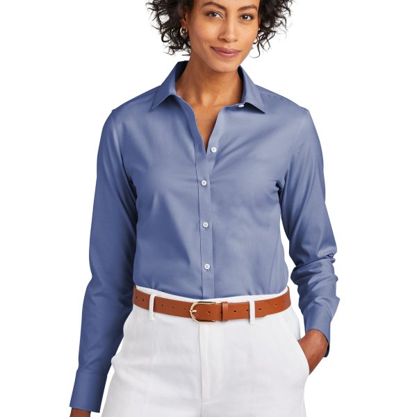 Brooks Brothers Women's Wrinkle-Free Stretch Pinpoint Shirt BB18001