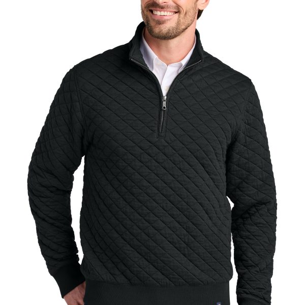 Brooks Brothers Diamond Quilt 1/4-Zip BB18212