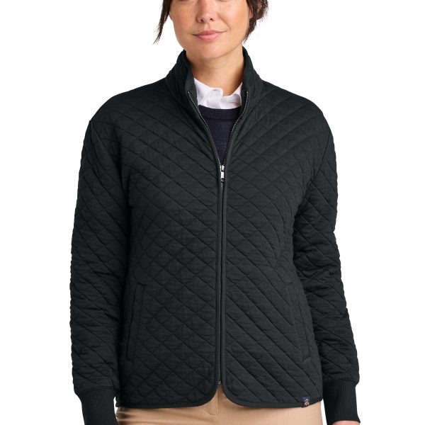 Brooks Brothers Women's Diamond Quilt Full-Zip BB18213