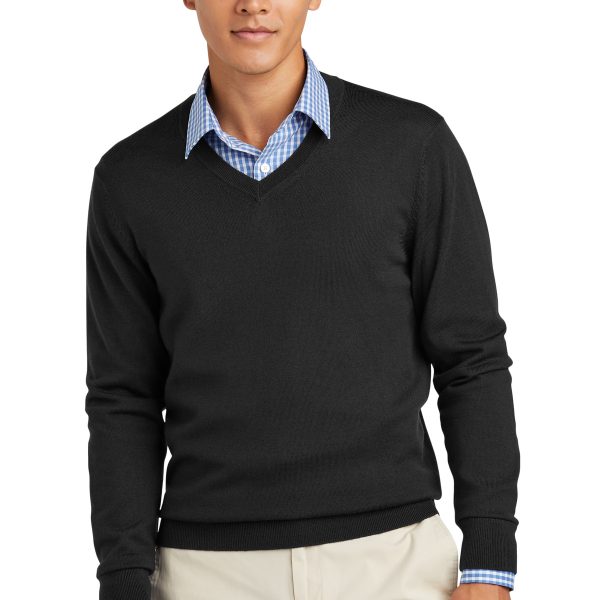 Brooks Brothers Washable Merino V-Neck Sweater BB18410