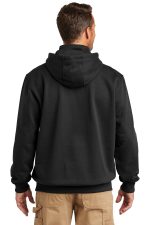 Carhartt Rain Defender Paxton Heavyweight Hooded Zip Mock Sweatshirt - Image 2