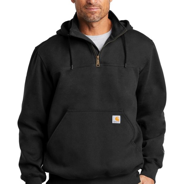Carhartt Rain Defender Paxton Heavyweight Hooded Zip Mock Sweatshirt