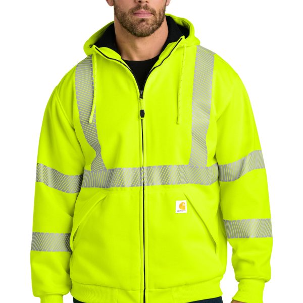 Carhartt ANSI 107 Class 3 Lined Full-Zip Sweatshirt CT104988