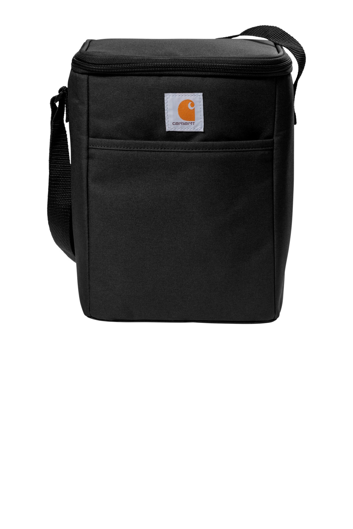 CT89032822_black_flat_front.jpg Carhartt Vertical 12-Can Cooler - Image 1