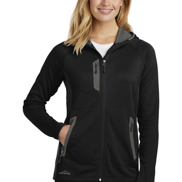 Eddie Bauer Women's Sport Hooded Full-Zip Fleece Jacket