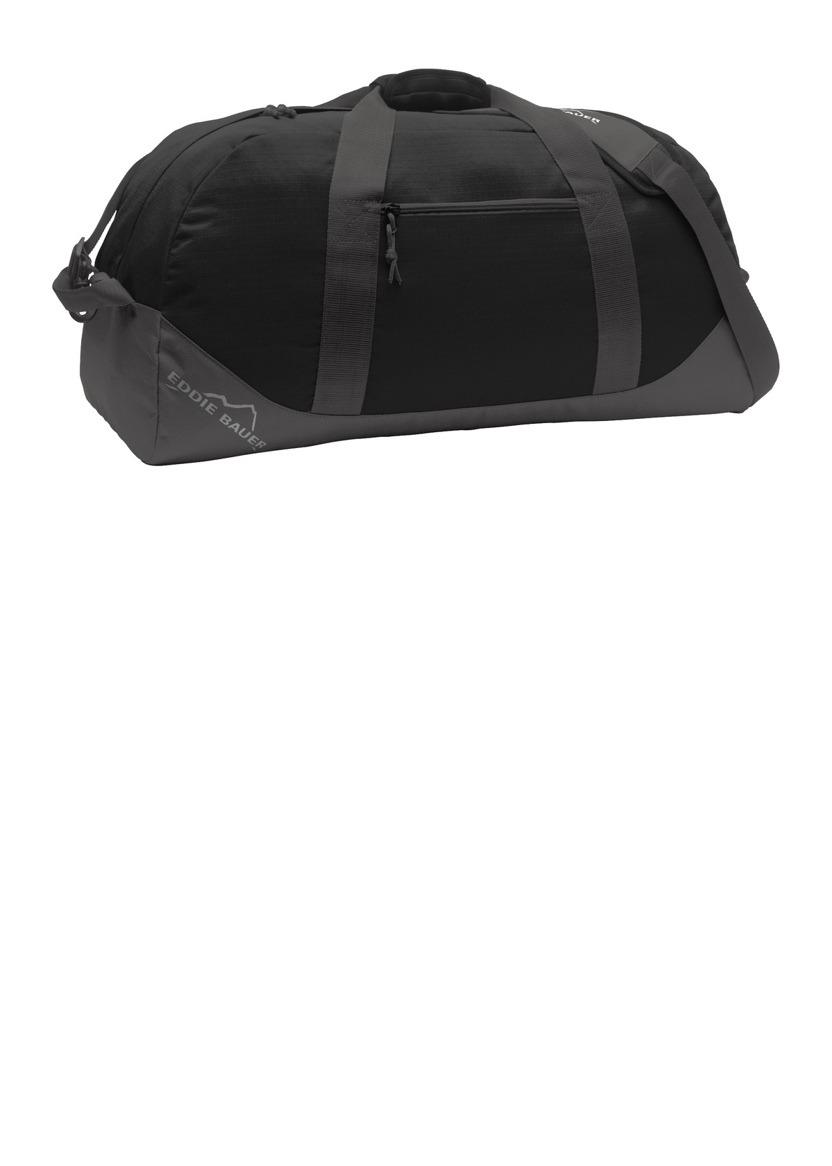 EB901_black_front.jpg Eddie Bauer Large Ripstop Duffel - Image 1