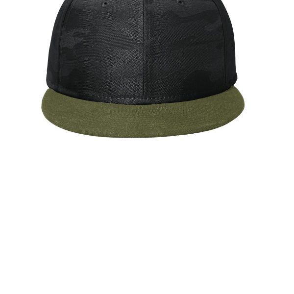 New Era Camo Flat Bill Snapback Cap NE407