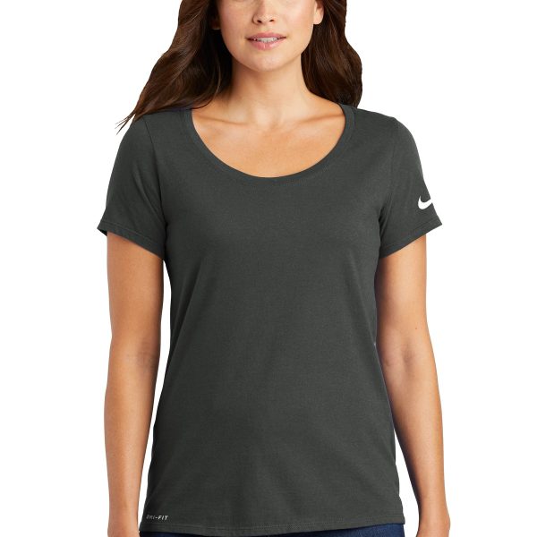 Nike Women's Dri-FIT Cotton/Poly Scoop Neck Tee