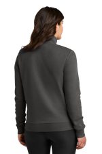 Nike Women's Club Fleece Sleeve Swoosh 1/2-Zip NKDX6720 - Image 2