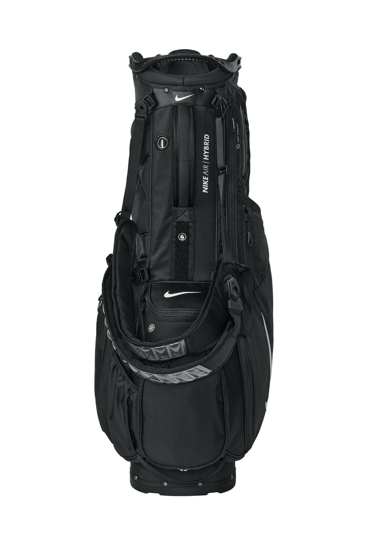 NKN1003478_black_bag_front.jpg Nike Air Hybrid 2 Golf Bag NKN1003478 - Image 1