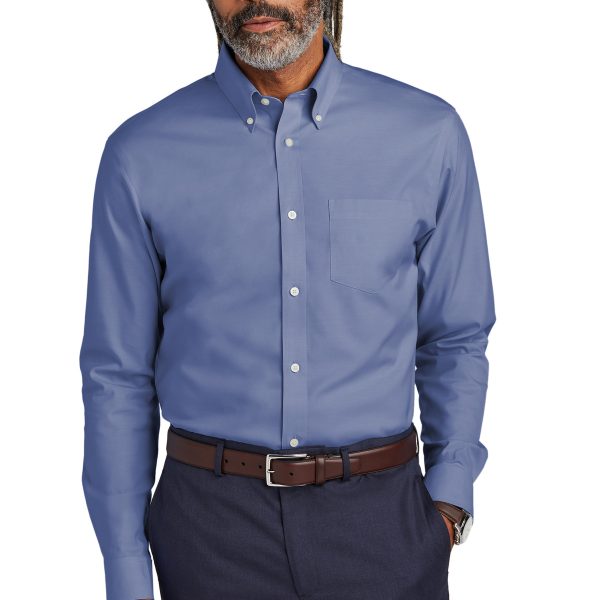 Brooks Brothers Tall Wrinkle-Free Stretch Pinpoint Shirt TBB18000