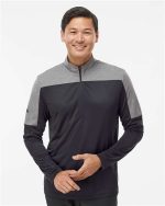 Adidas Men's Heathered Mélange 3-Stripes Polo
