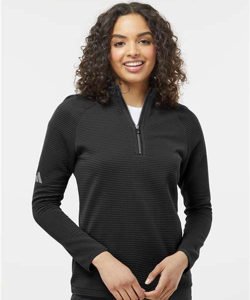 Adidas Men’s Spacer Quarter‑Zip Pullover