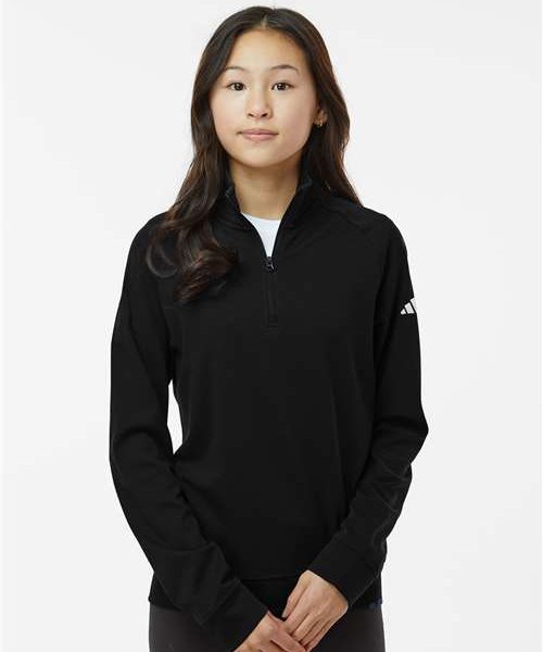 Adidas Youth Performance Quarter-Zip Pullover