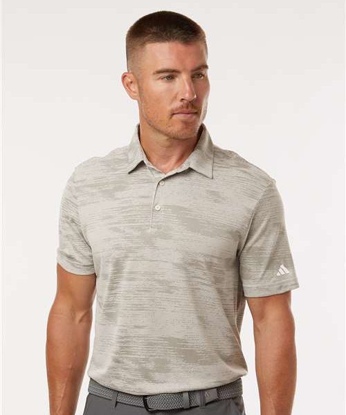 Adidas Men's Ultimate365 Textured Stripe Polo