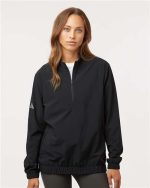 Adidas Men’s Stretch Woven Half‑Zip Pullover