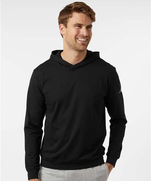 Adidas Men's Performance Hooded Long Sleeve T-Shirt