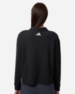 Adidas Women's Beyond Long Sleeve Loose Polo - Image 2