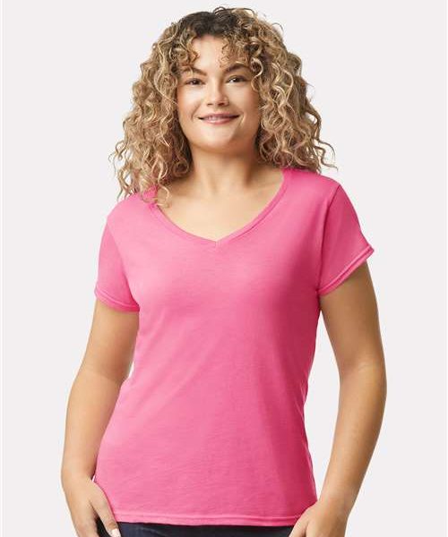 Gildan Women’s Softstyle® V-Neck T-Shirt