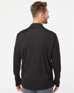 Adidas Men's Lightweight Mélange Quarter-Zip Pullover - Image 2