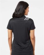Adidas Women's 3-Stripes Shoulder Polo - Image 2