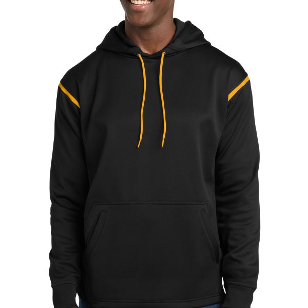 Sport-Tek Tech Fleece Colorblock Hooded Sweatshirt