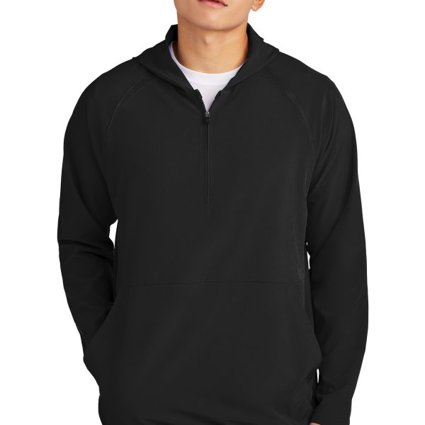 Sport-Tek Repeat 1/2-Zip Long Sleeve Hooded Jacket JST488