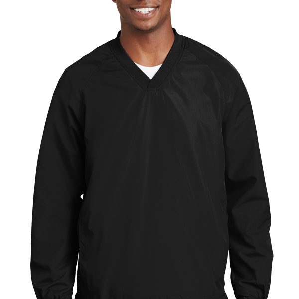 Sport-Tek V-Neck Raglan Wind Shirt