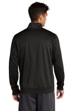 Sport-Tek Tricot Sleeve Stripe Track Jacket - Image 2