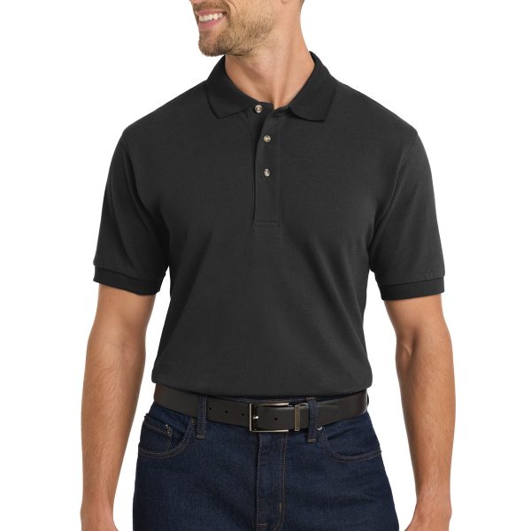Port Authority Heavyweight Cotton Pique Polo