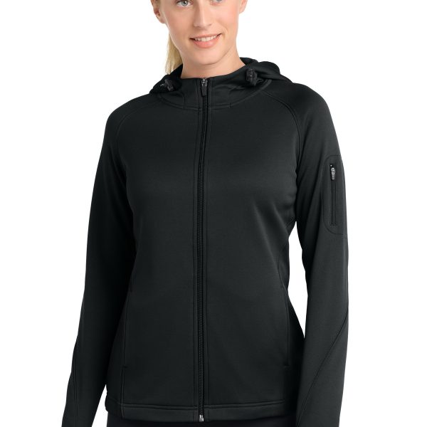 Sport-Tek Women's Tech Fleece Full-Zip Hooded Jacket