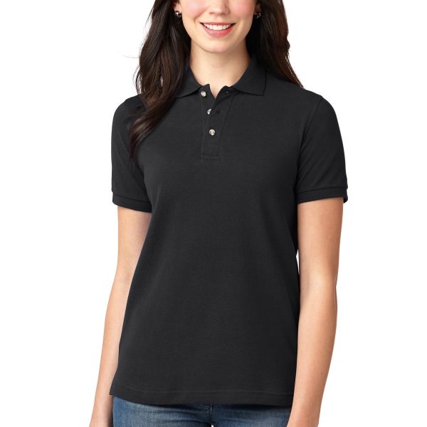 Port Authority Women's Heavyweight Cotton Pique Polo