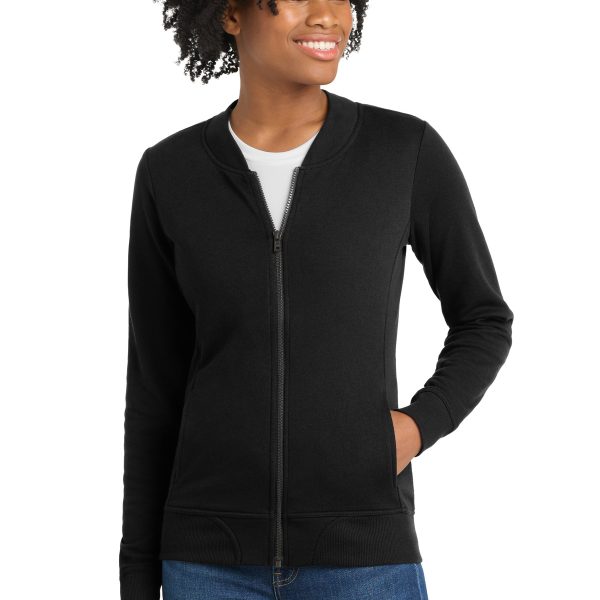 Sport-Tek Women's Lightweight French Terry Bomber LST274