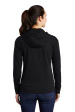 Sport-Tek Women's PosiCharge Tri-Blend Wicking Fleece Full-Zip Hooded Jacket LST293 - Image 2
