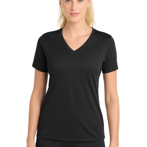 Sport-Tek Women's PosiCharge RacerMesh V-Neck Tee