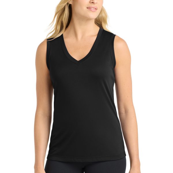 Sport-Tek Women's Sleeveless PosiCharge Competitor™ V-Neck Tee