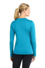 Sport-Tek Women's Long Sleeve PosiCharge Competitor™ V-Neck Tee - Image 2